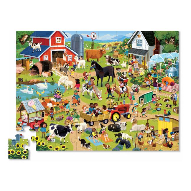 Puzzle Ein Tag auf dem Bauernhof - 48 Teile