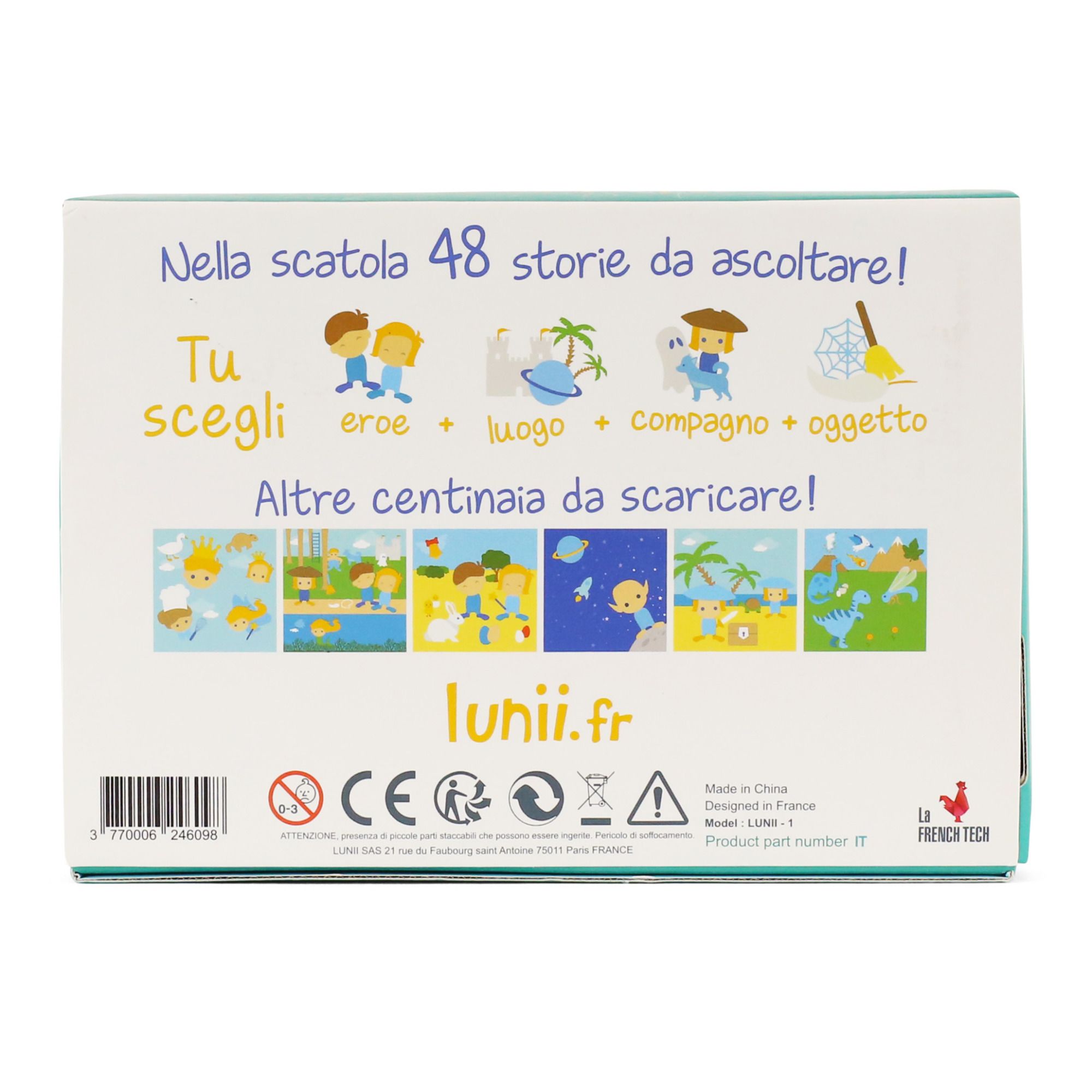 Lunii My Fabulous Storybook Educational Learning Audio - French