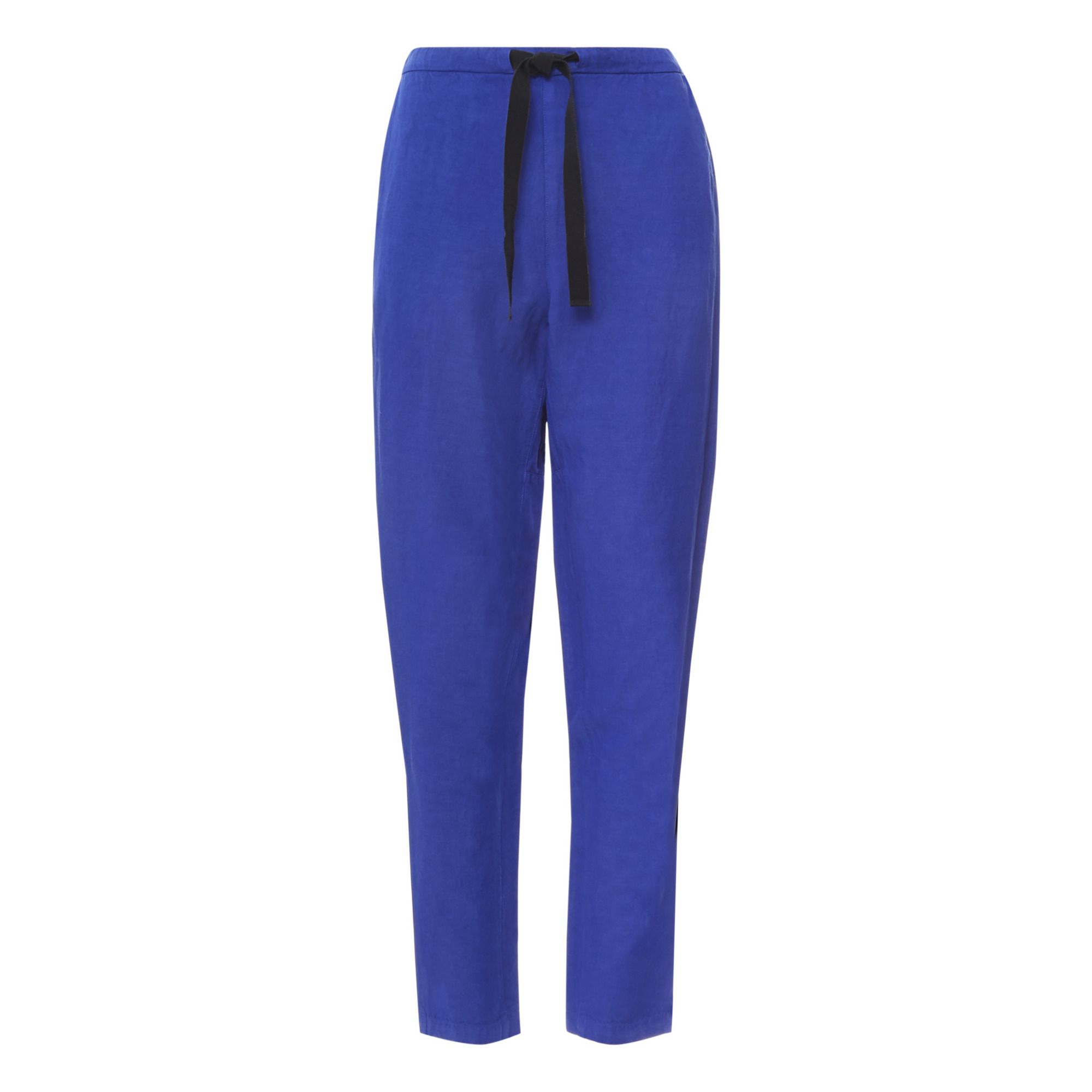 Bellerose - Pantalon Vael Coton et Lin - Collection Femme - - Bleu