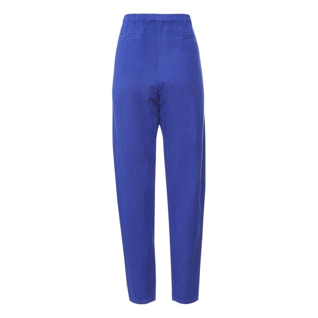 Pantalon Vael Coton et Lin - Collection Femme - Bleu