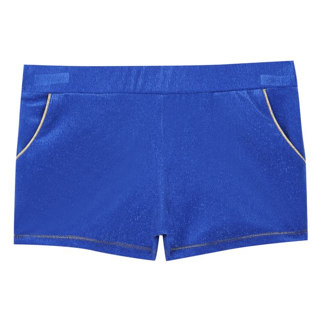 Gustave Blue Terry Cloth Shorts  Blue
