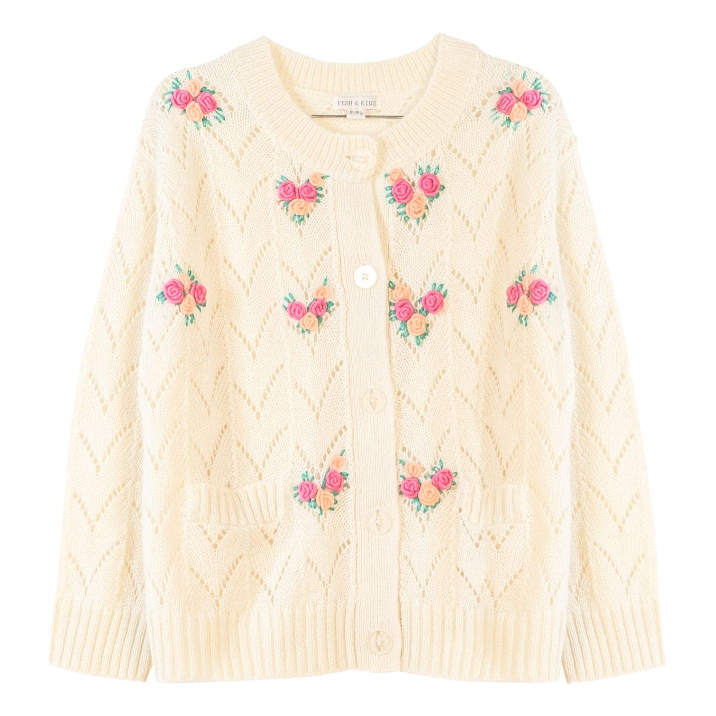 Fish&Kids - Cardigan - Fille - Ecru