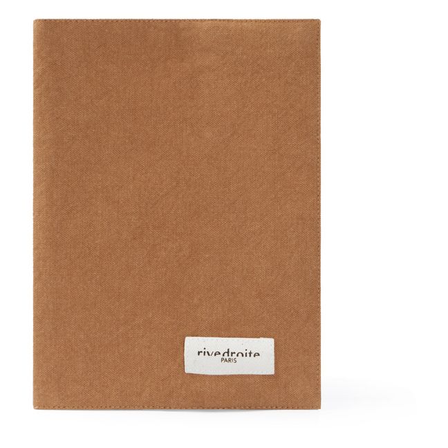 Gabin Recycled Cotton Health Book Protector | Tabacco