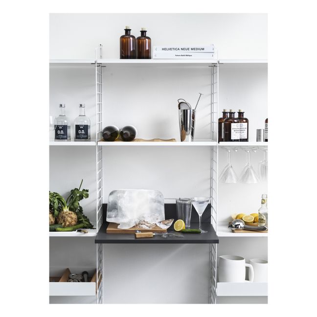 Etagère en métal 58x30 cm | Blanc