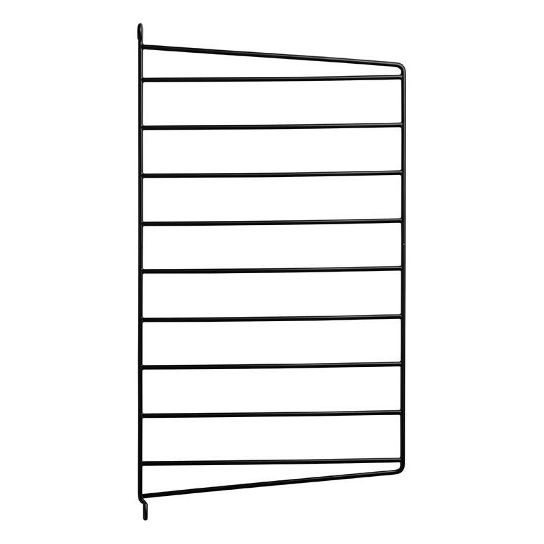 String Furniture - Montant mural 50x30 cm - Set de 2 - Noir