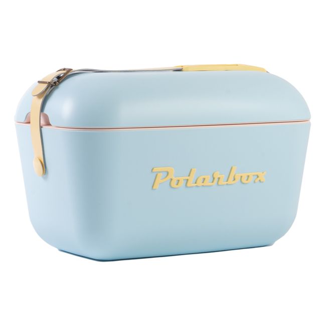 Cool Box with Coloured Handle Blue