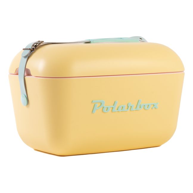 Cool Box with Coloured Handle | Yellow