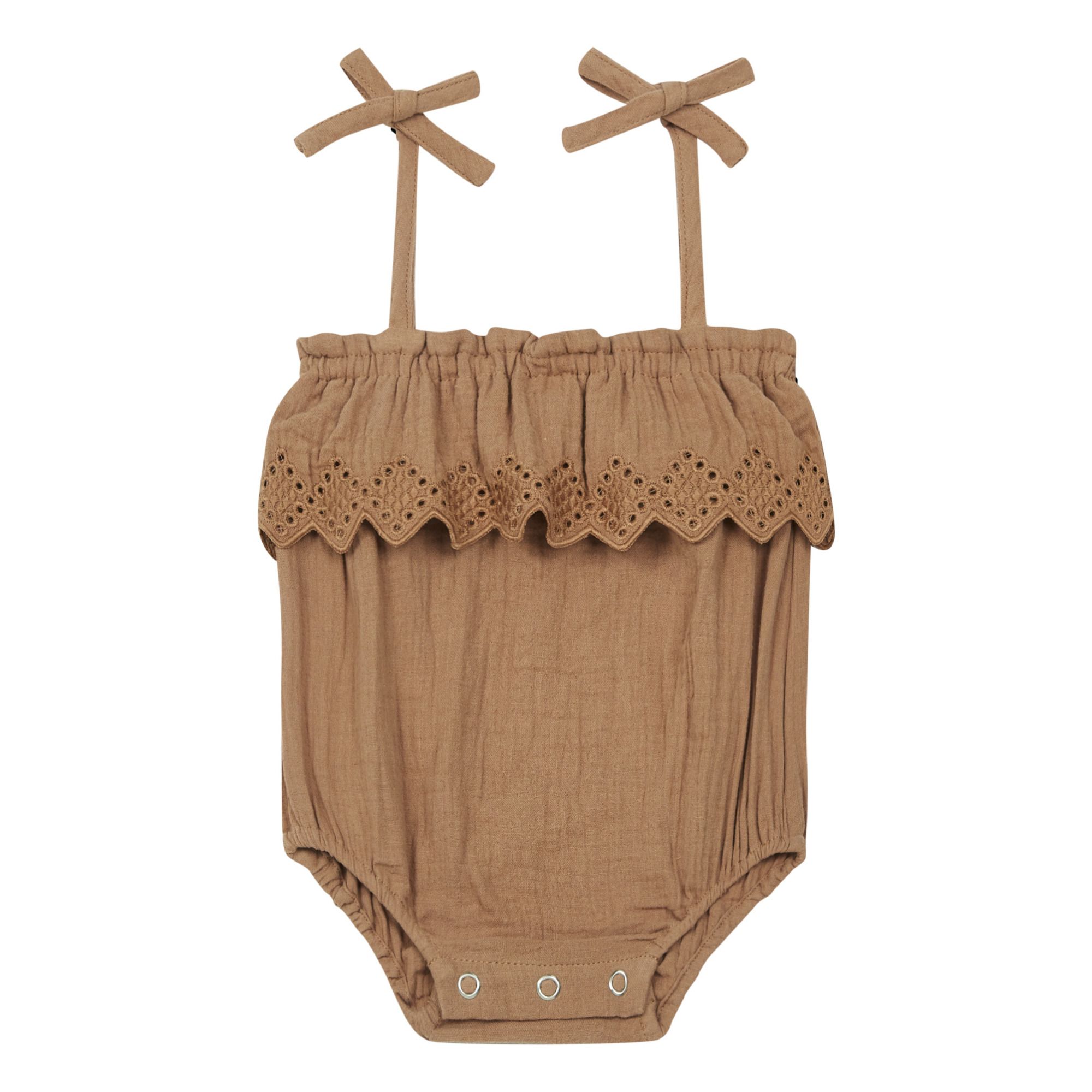 Rylee + Cru - Barboteuse Ruche - Fille - Ocre