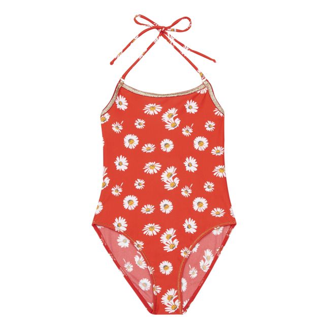 Bianca Daisy Swimsuit  Coral
