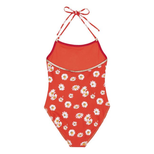 Bianca Daisy Swimsuit  Coral