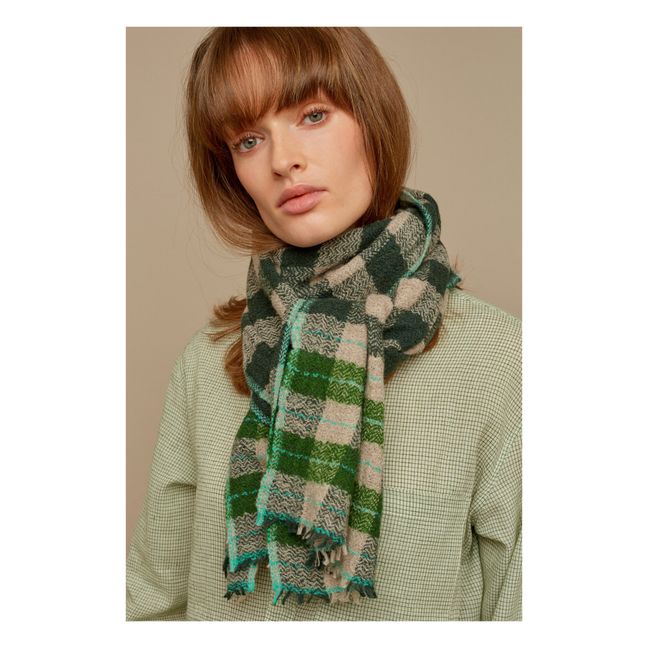 Sciarpa in lana N548 Verde