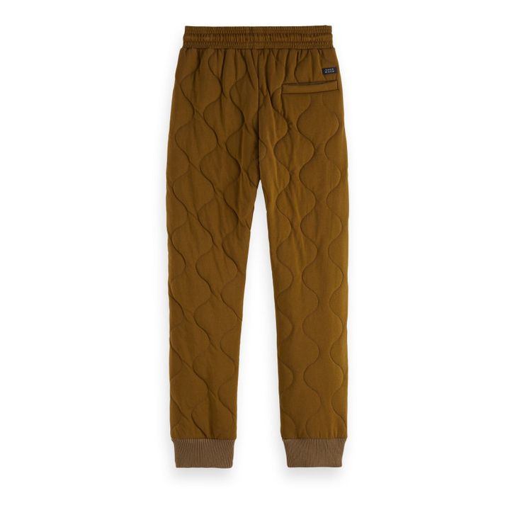 Scotch Soda Organic Cotton Quilted Joggers Camel Smallable