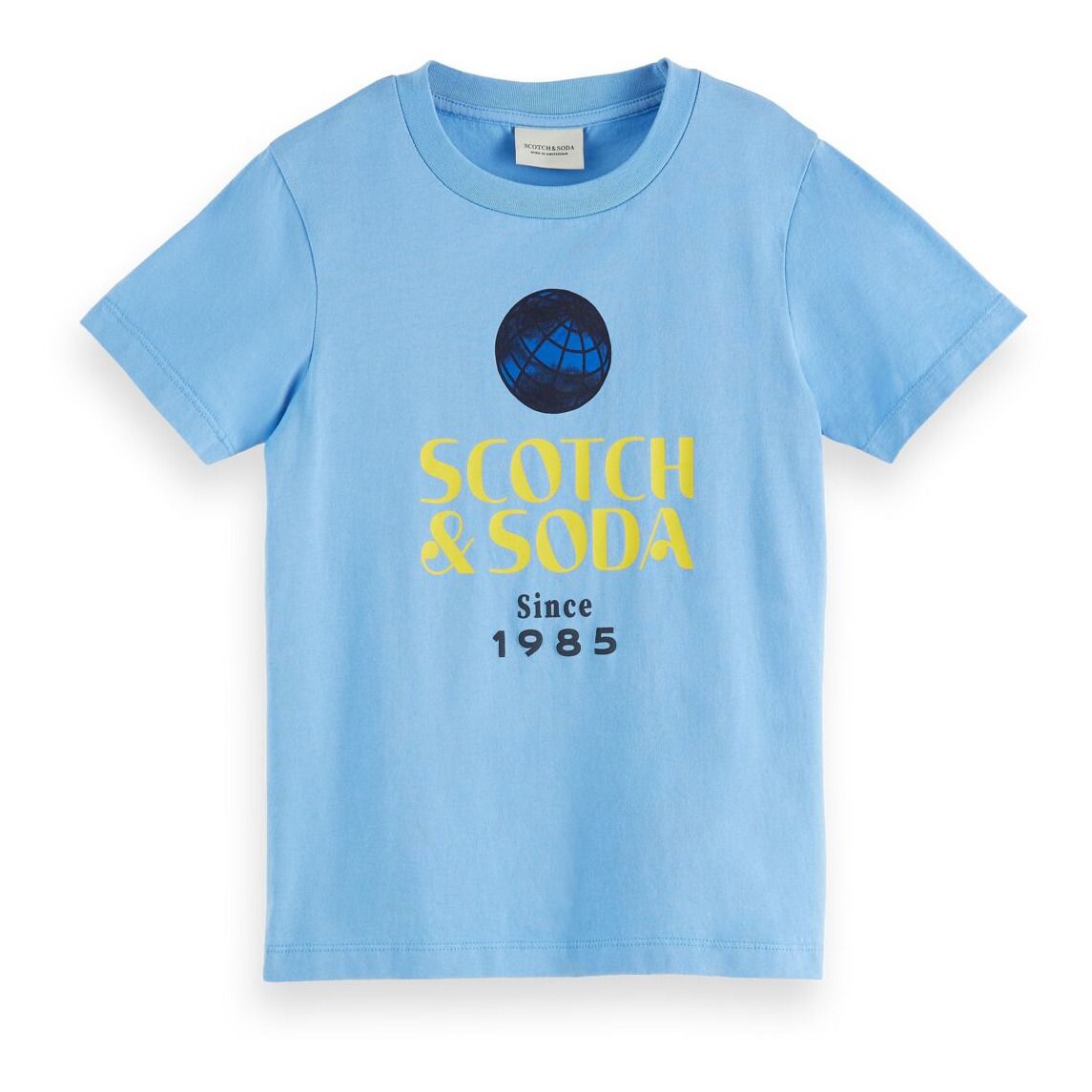 Scotch & Soda - T-shirt Artwork - Garçon - Bleu