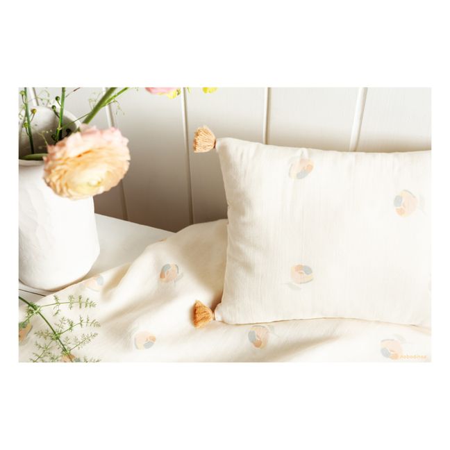 Sublime Organic Cotton Cushion 20 x 35cm Cremefarben