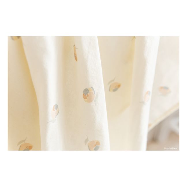 Wickeltuch Butterfly aus doppelter Baumwollgaze 100x120 cm | Cremefarben
