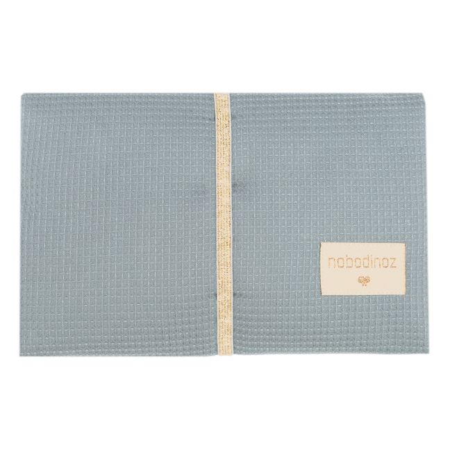 Mozart Organic Cotton Travel Changing Mattress  | Blue