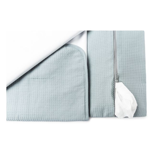 Matelas à langer de voyage Mozart en coton bio | Bleu