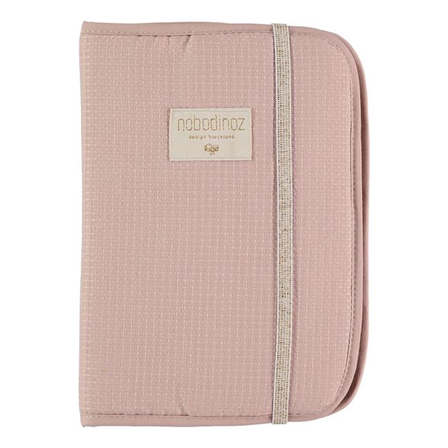 Poema Organic Cotton Health Book Cover | Pale pink