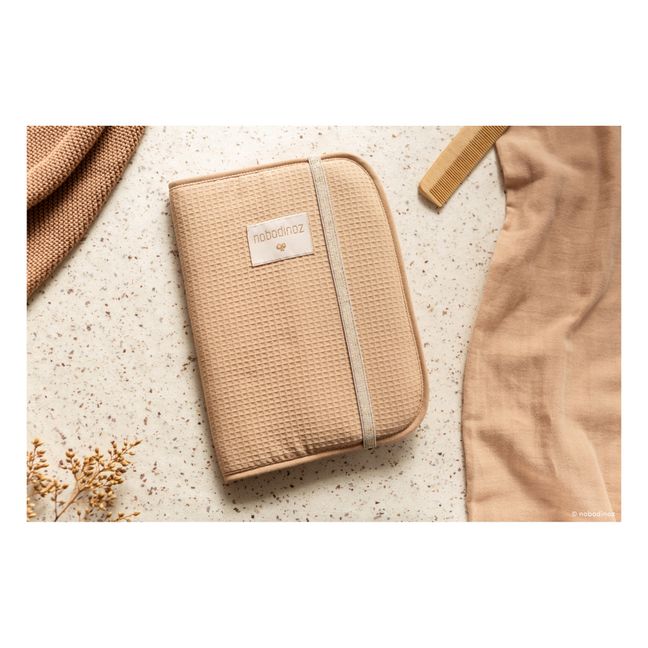 Poema Organic Cotton Health Book Cover | Nude
