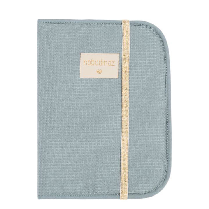 Poema Organic Cotton Health Book Cover | Blue- Product image n°0