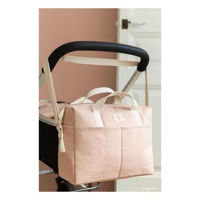 Gala Organic Cotton Changing Bag  Pale pink