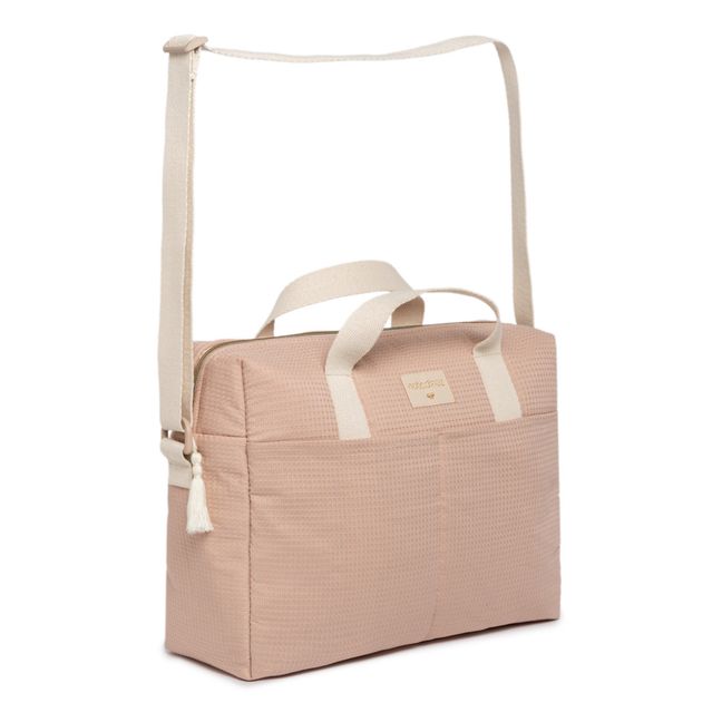 Gala Organic Cotton Changing Bag  | Pale pink