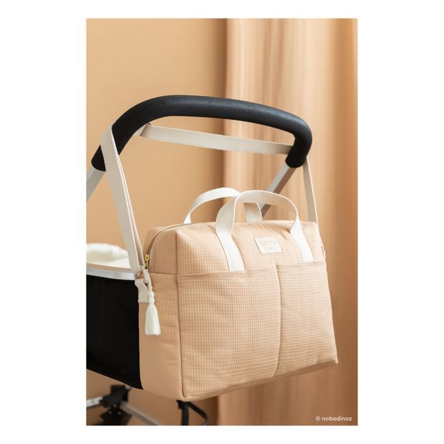 Gala Organic Cotton Changing Bag  | Nude
