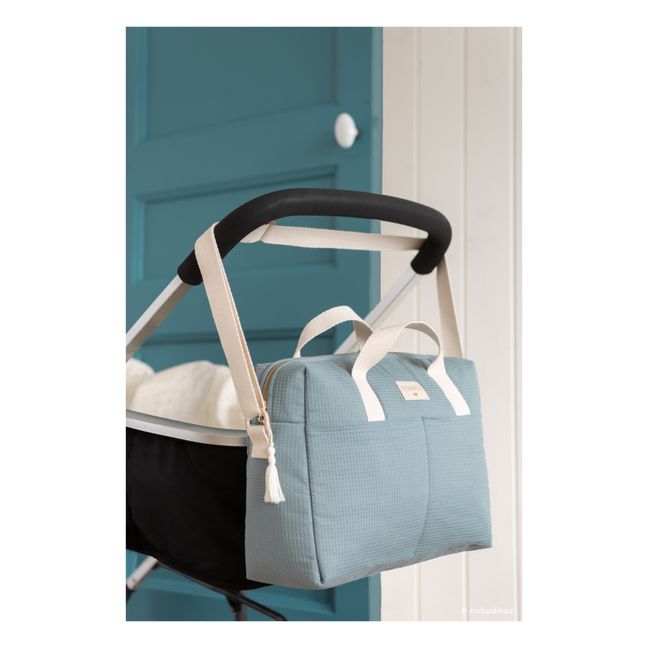 Gala Organic Cotton Changing Bag  | Blue