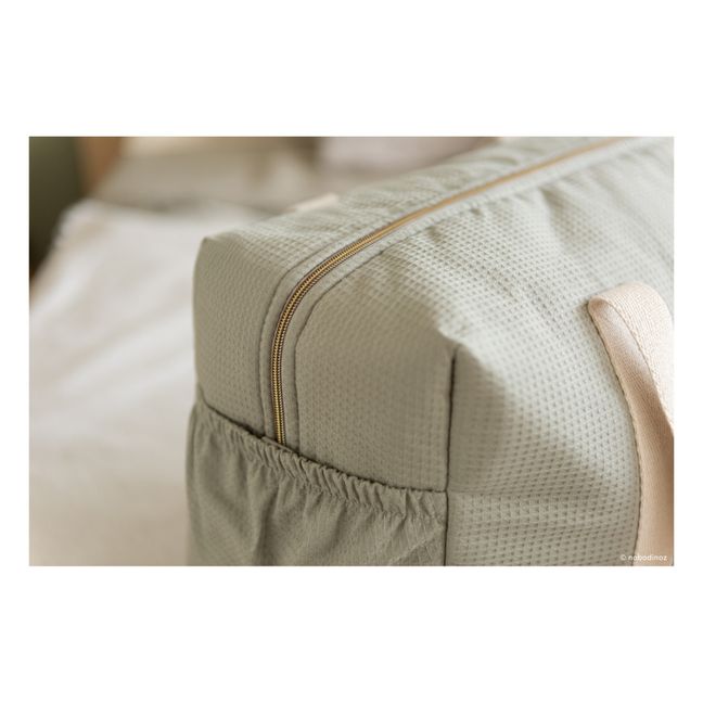 Bolso de maternidad Opéra en algodón orgánico | Salvia
