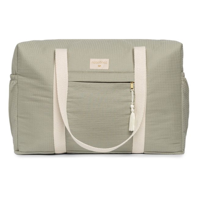 Bolso de maternidad Opéra en algodón orgánico | Salvia