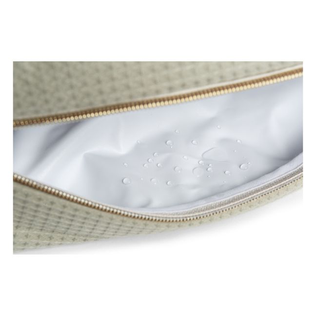 Neceser de baño Diva en algodón orgánico | Salvia