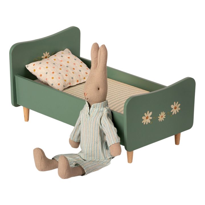Mini Wooden Bed | Mint Green- Product image n°2