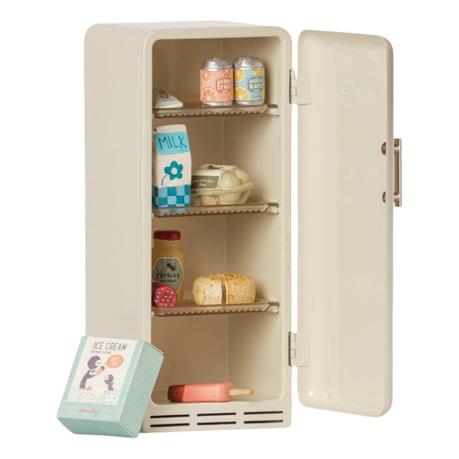 Mini-Kühlschrank | Cremefarben