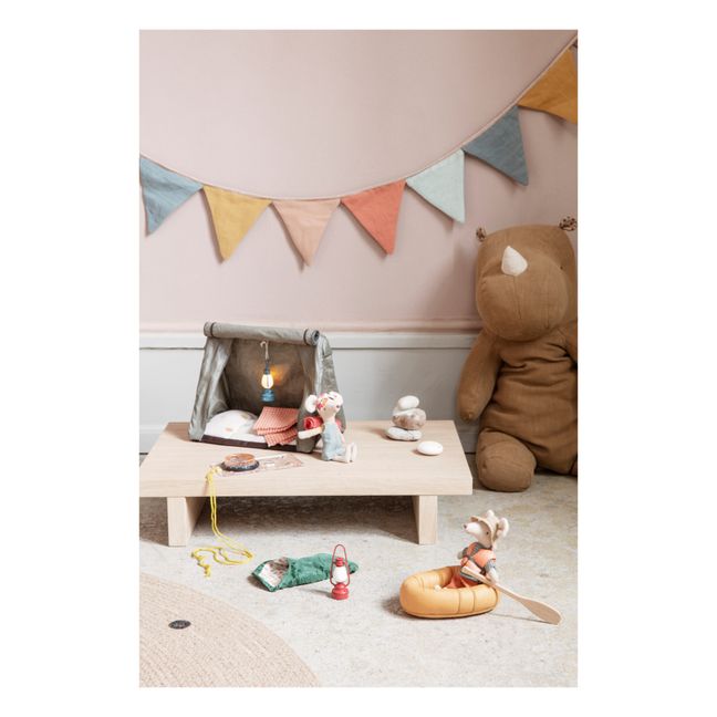 Mini Vintage Lantern | Red
