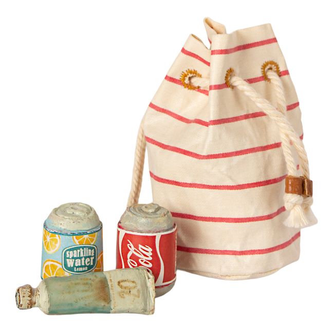 Mini Beach Bag and Contents