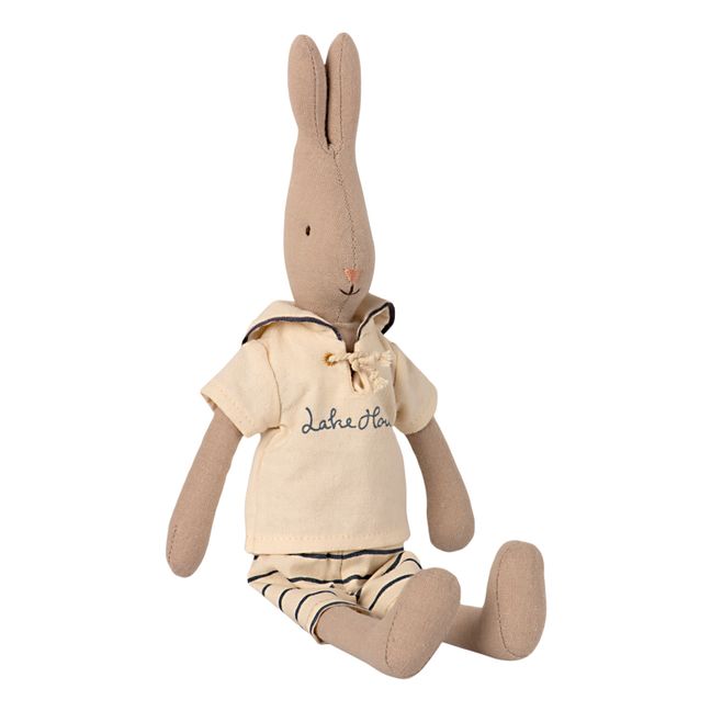 Pupazzetto a forma di coniglietto con vestito alla marinara
