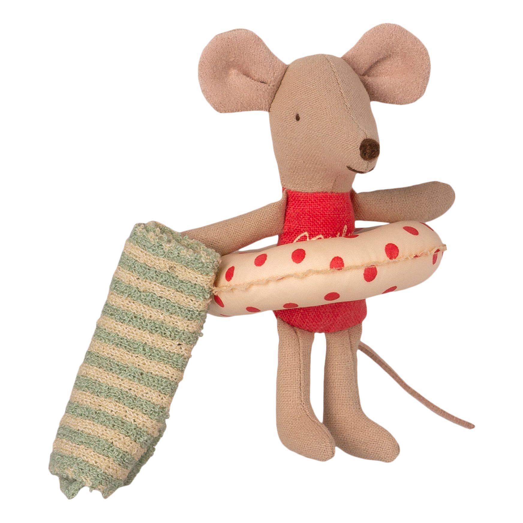 Kleine Mädchen-Maus mit ihrer Strandkabine- Produktbild Nr. 2