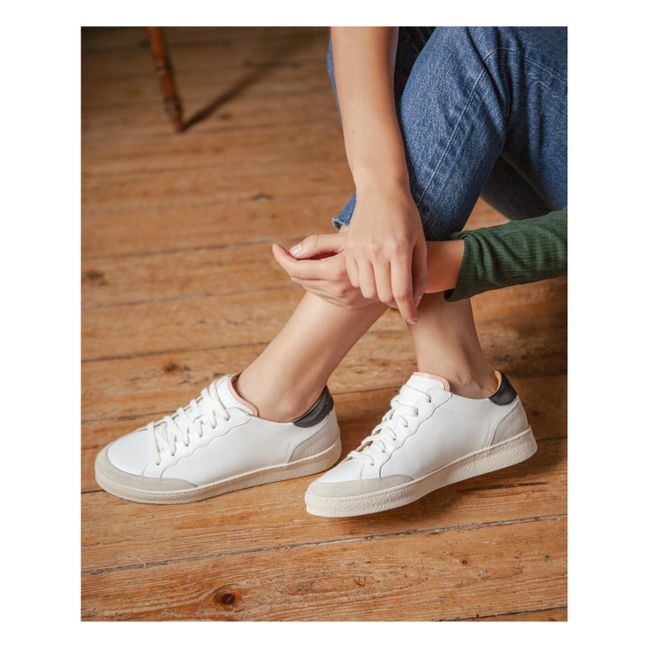 Sneakers Bi-materiale N°15 | Bianco