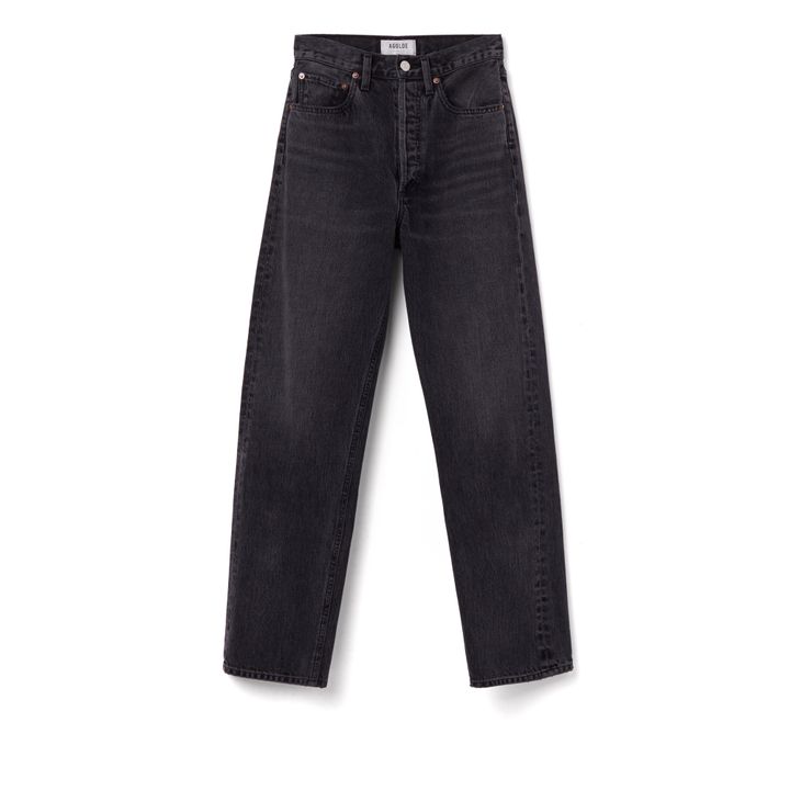 Organic Cotton 90's Pinch Waist Jeans | Black Tea- Product image n°1