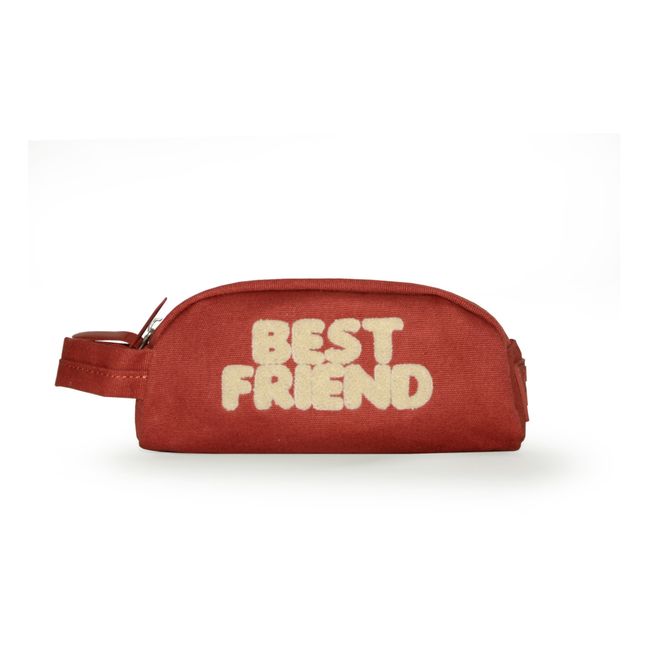 Best Friend Pencil Case Rojo ladrillo