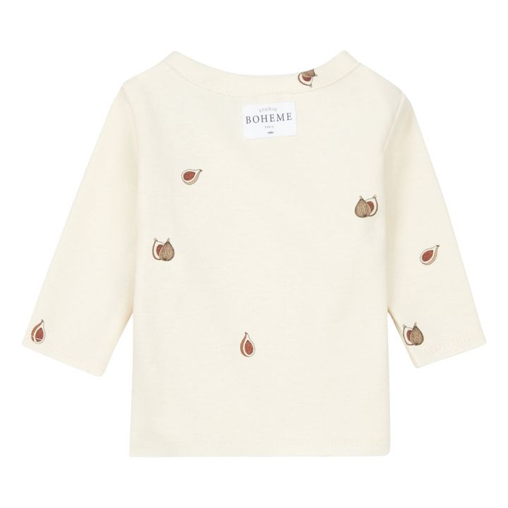 Organic Cotton Newborn Kimono Ecru Studio Bohème Fashion Baby