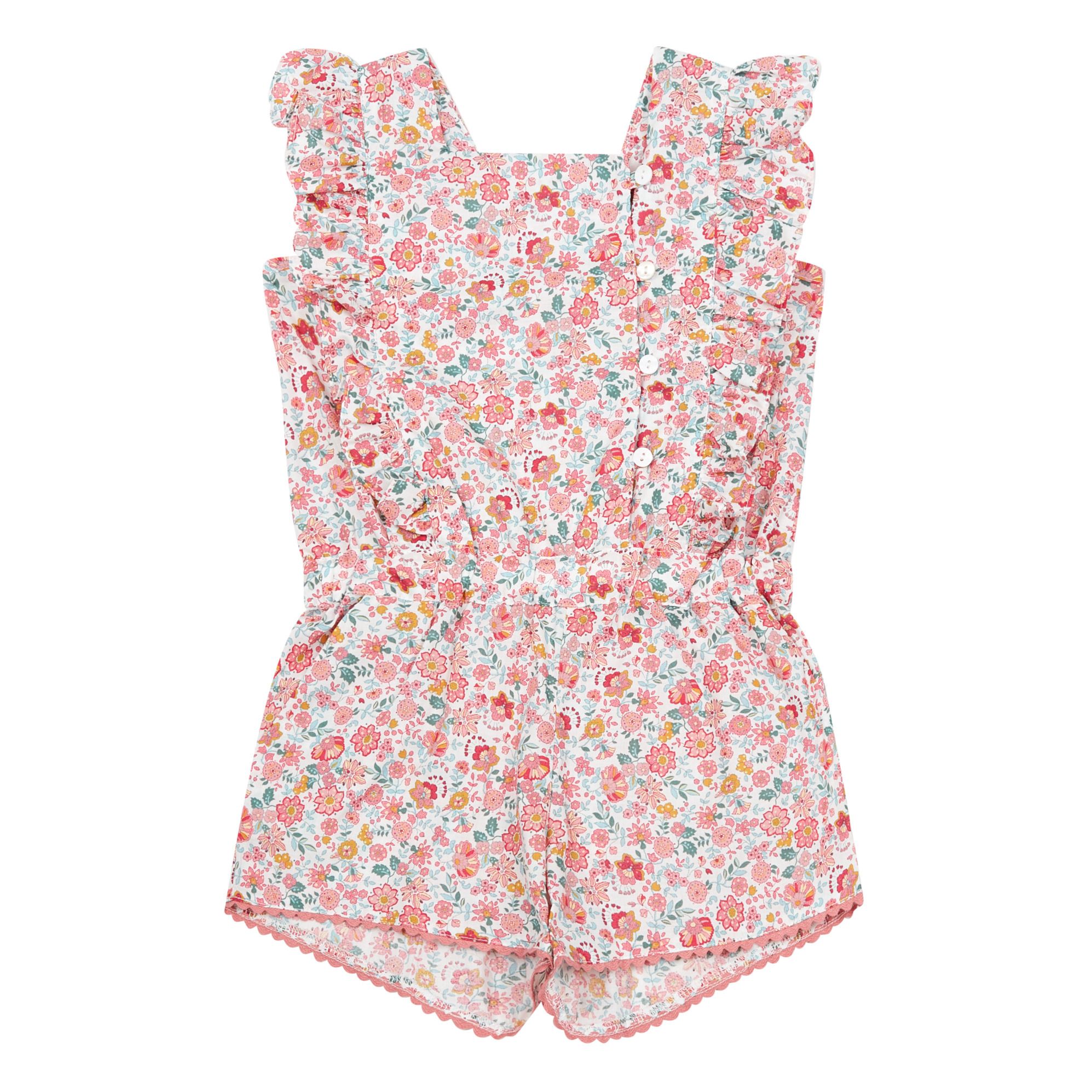 Petite Lucette - Exclusivité Petite Lucette x Smallable – Combishort Coton Bio Agapanthe - Fille -