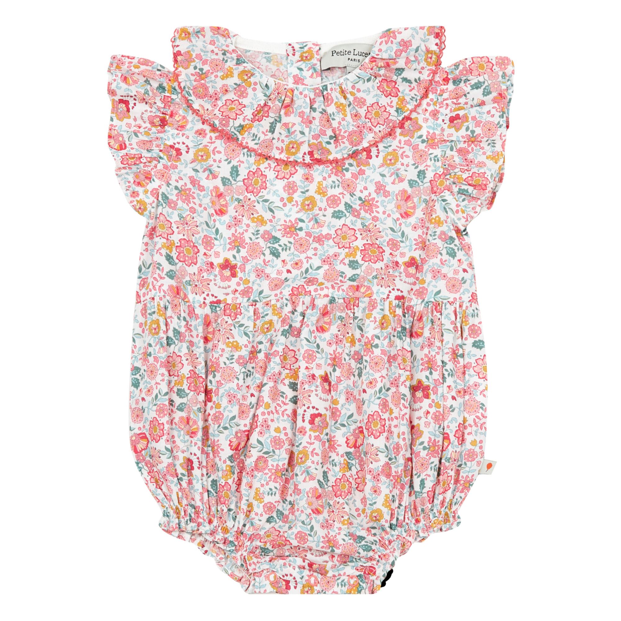 Petite Lucette - Exclusivité Petite Lucette x Smallable â€“ Barboteuse Coton Bio Lilas - Fille - Ros