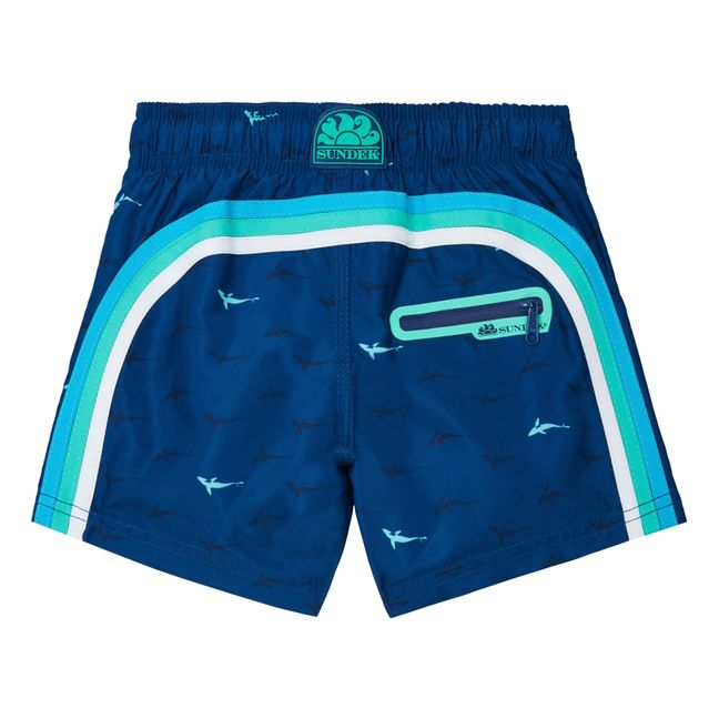 Shark Swimming Shorts  Navy blue