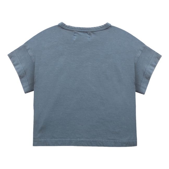 Organic Cotton Apple T-Shirt - Iconic Collection  | Blue