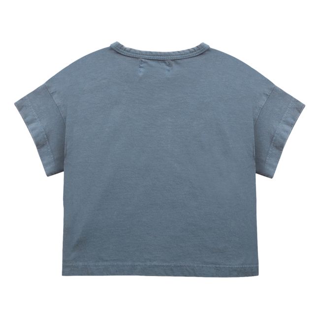 T-Shirt Coton Bio Pomme - Collection Iconic  | Bleu
