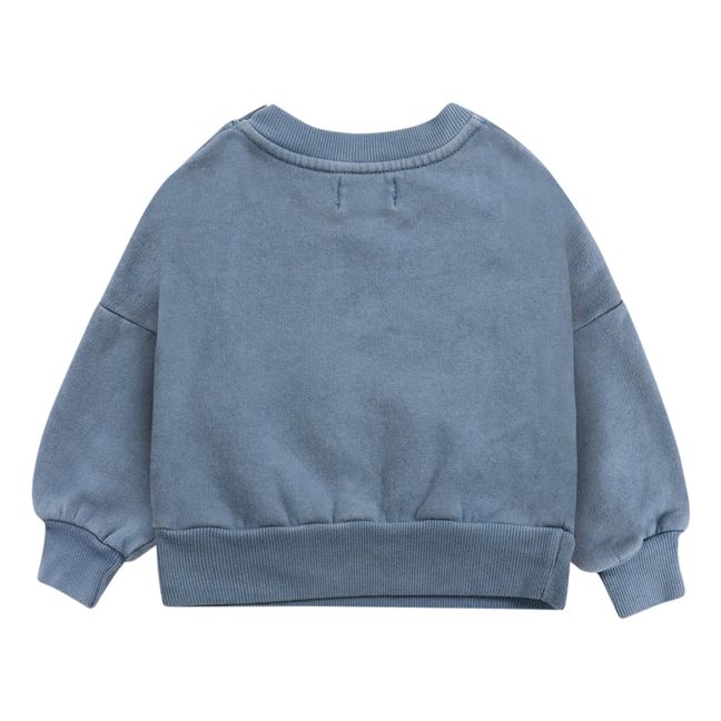 Sweatshirt Bio-Baumwolle Wolke - Kollektion Iconic - Blau