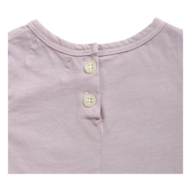 Organic Cotton Apple Playsuit - Iconic Collection  | Mauve