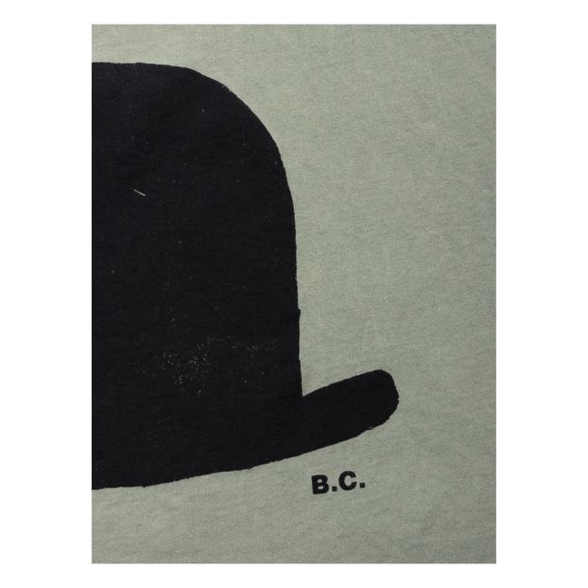 Organic Cotton Hat T-Shirt - Iconic Collection  | Sage
