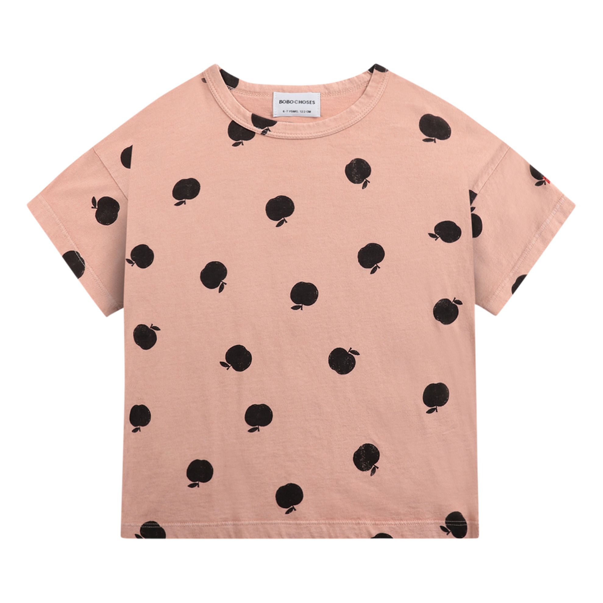 Bobo Choses - T-Shirt Coton Bio Pommes - Collection Iconic - - Fille - Abricot